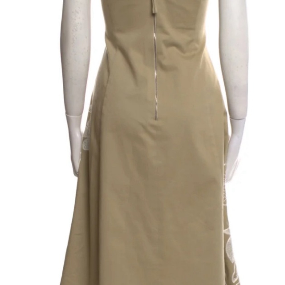 Carolina Herrera Floral Print Midi Dress with Embroidered Detail - Worn Once!! - Picture 2 of 7